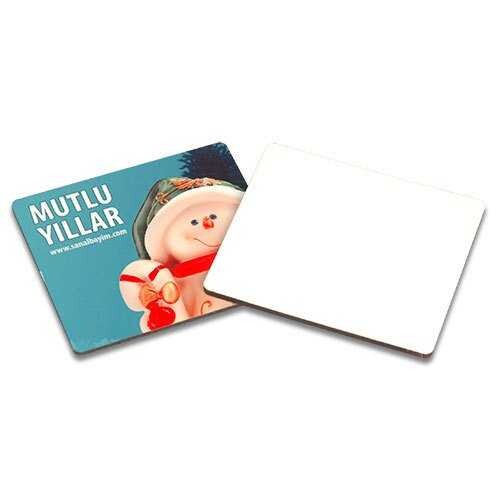 Digitronix Sublimasyon HDF Magnet 7x8 Dörtgen - (1)