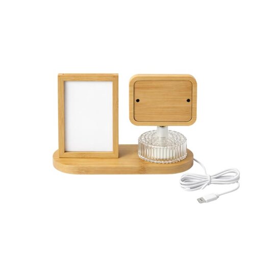 Dönen Ahşap Ledli Fotoğraf Çerçevesi 10x15 - 3