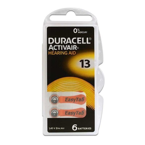 Duracell Activair 13 Kulaklık Pili 6lı Blister - 