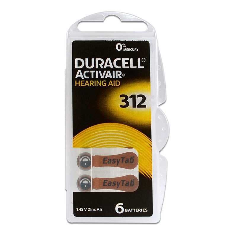 Duracell Activair 312 Kulaklık Pili 6lı Blister - 1