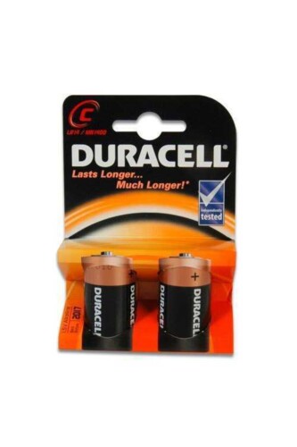 Duracell LR14 MN1400 C Alk. Orta Boy Pil 2li Blis - 1