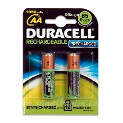 Duracell Şarjlı 1950 Mah 2 li Kalem Pil AA HR6 - 1