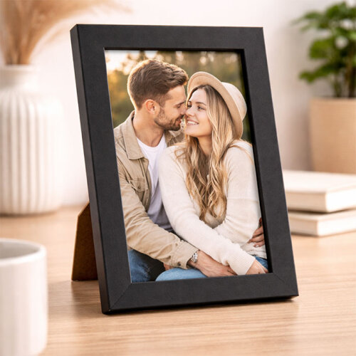 Duvar ve Masa İçin Siyah Fotoğraf Çerçevesi 10x15 - 