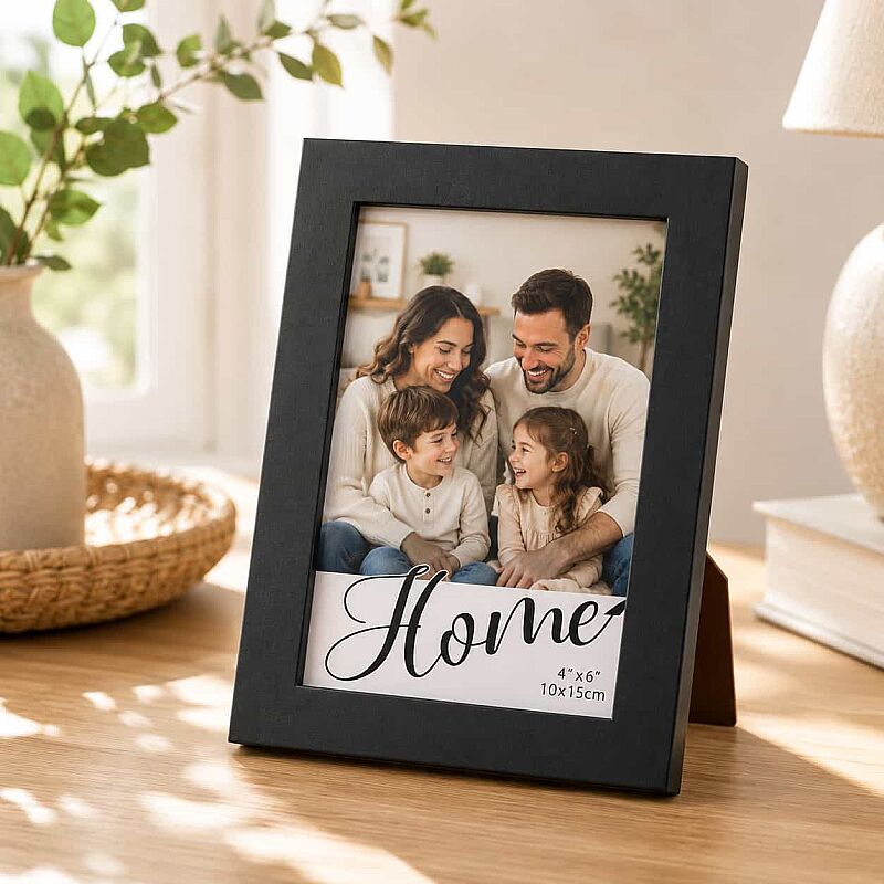Duvar ve Masa İçin Siyah Fotoğraf Çerçevesi 10x15 - 2