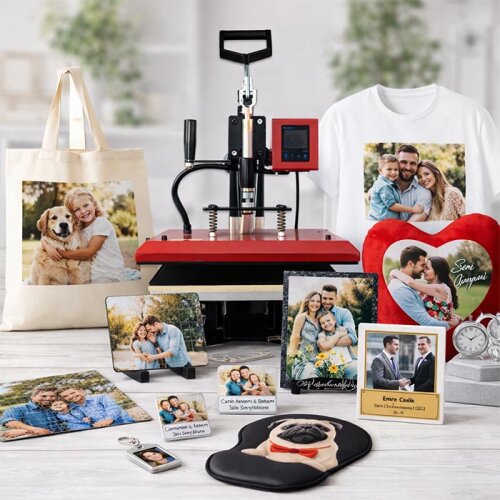 Düz Transfer Baskı Makinesi 40x50 HP3805B Swing - 2