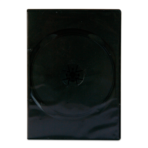 DVD Kutusu 9 mm Tekli Siyah İnce - 