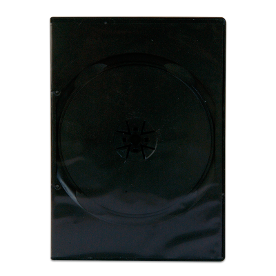 DVD Kutusu 9 mm Tekli Siyah İnce - 1