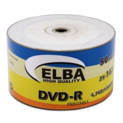 ELBA Printable DVD-R 4,7GB 50lik Paket - 