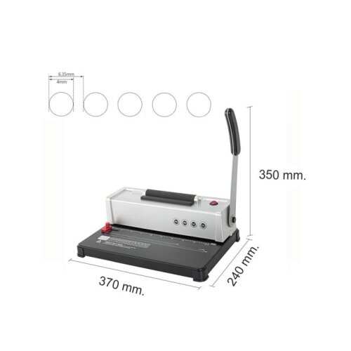 Elektrikli Helezon Spiral Ciltleme Makinesi Digitronix S12 - (1)