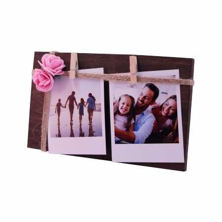 Elit Ahşap mandallı Fotoğraf Çerçevesi ikili - 1