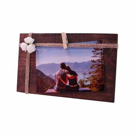 Elit Ahşap mandallı Fotoğraf Çerçevesi ikili - 2