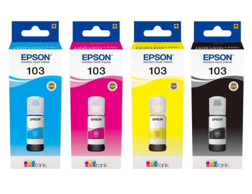Epson 103 Eko Tank Mürekkep Seti 4 Renk - 
