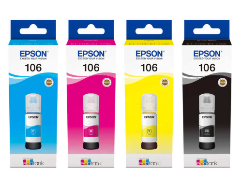 Epson 106 Eko Tank Mürekkep Seti 4 Renk - 2