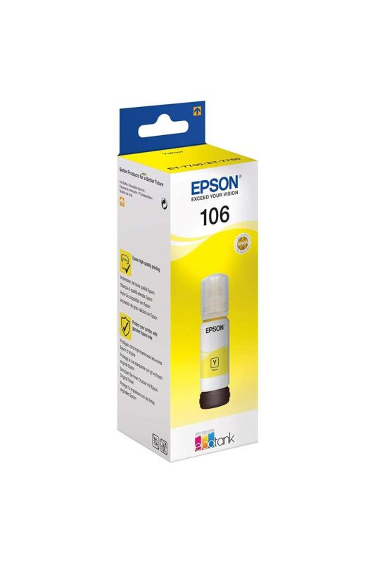 Epson 106 Yellow Mürekkep Eko Tank T00R440 - 1