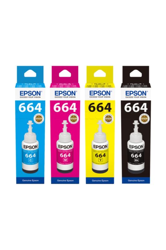 Epson 664 Eko Tank Mürekkep Seti 4 Renk - 1