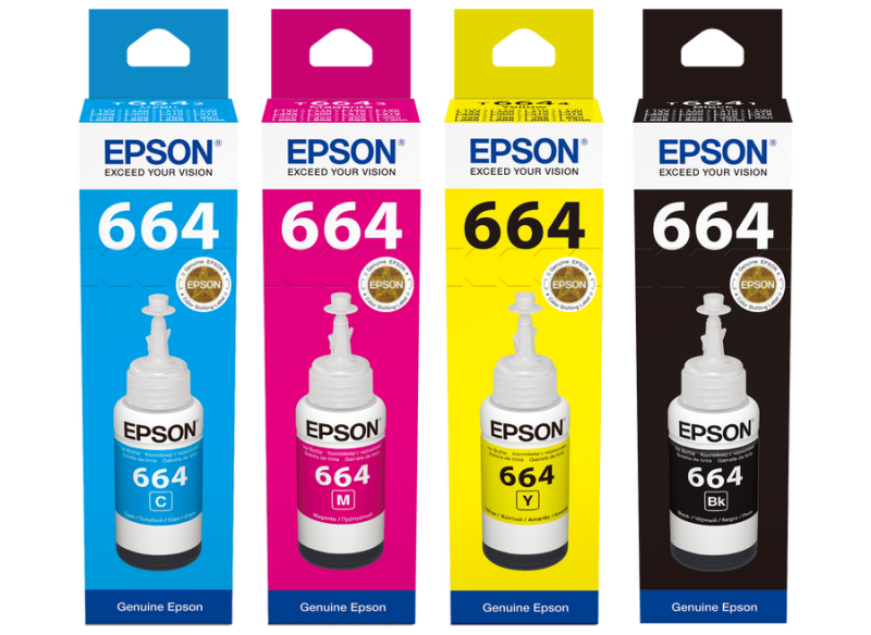 Epson 664 Eko Tank Mürekkep Seti 4 Renk - 2