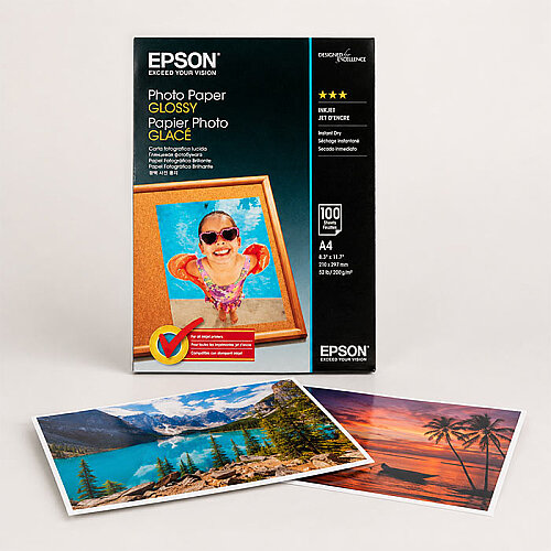 Epson A4 Parlak İnkjet Fotoğraf Kağıdı 200gr. 4254 - EPSON (1)