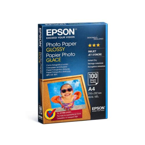 Epson A4 Parlak İnkjet Fotoğraf Kağıdı 200gr. 4254 - Epson