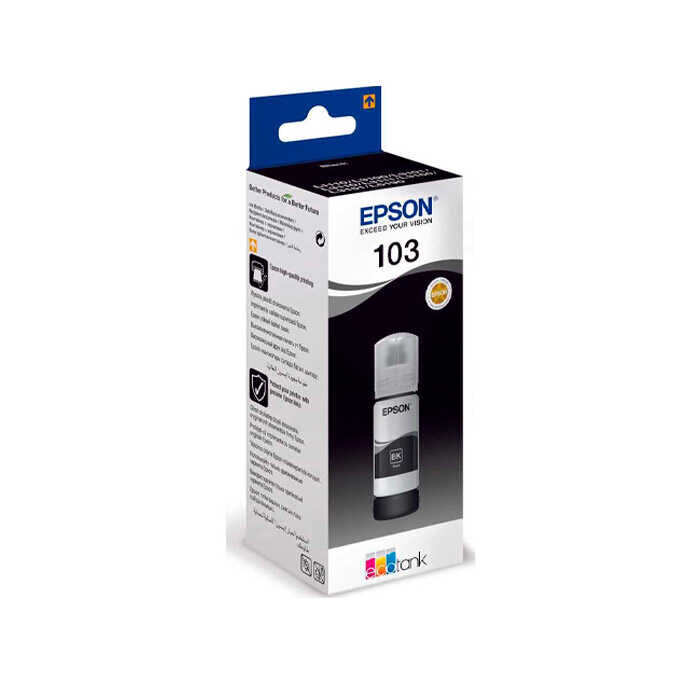 Epson C13T00S14A Eco Tank Mürekkep 103 Black - 2
