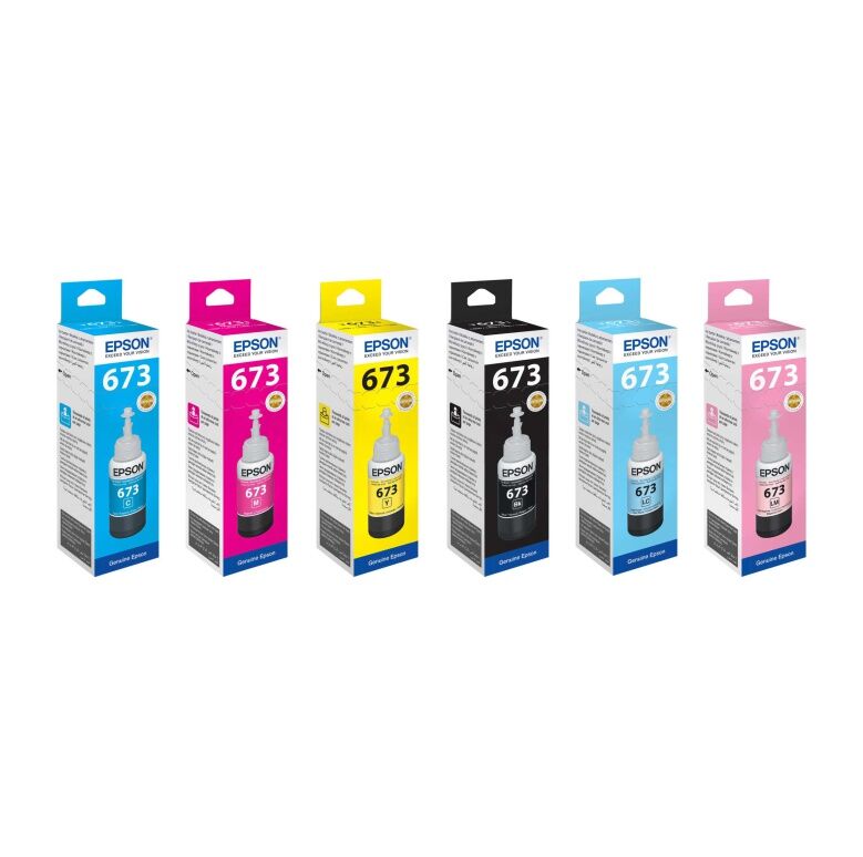 Epson L805 ve L1800 için T673 Orijinal Mürekkepler - 7