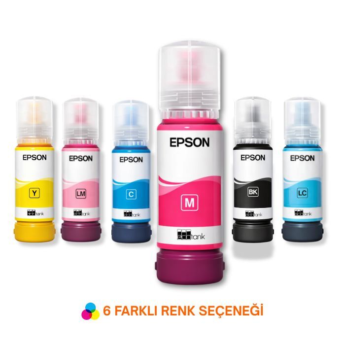 Epson L8050 için 108 Serisi Orijinal Mürekkepler - 1