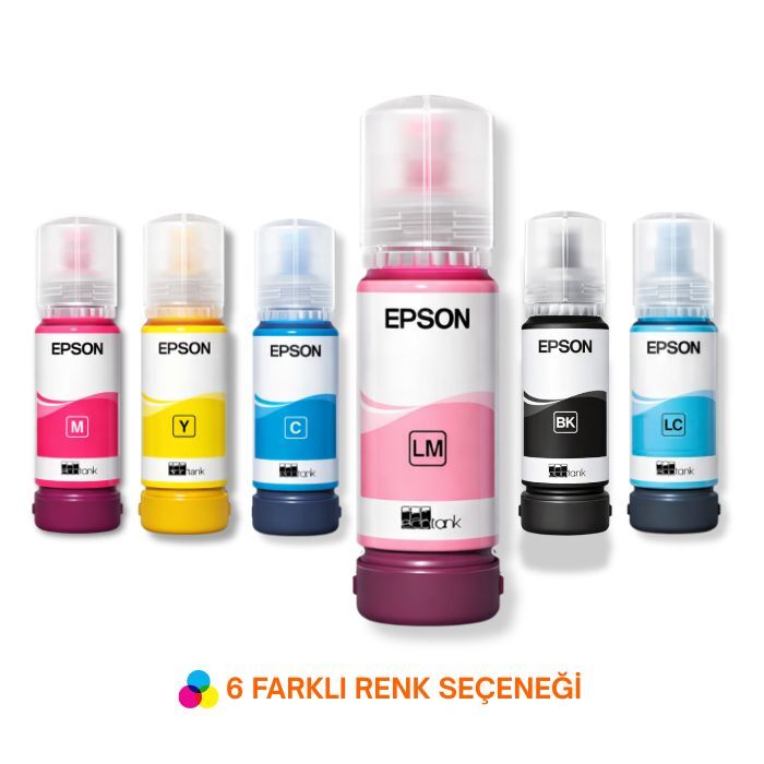 Epson L8050 için 108 Serisi Orijinal Mürekkepler - 5