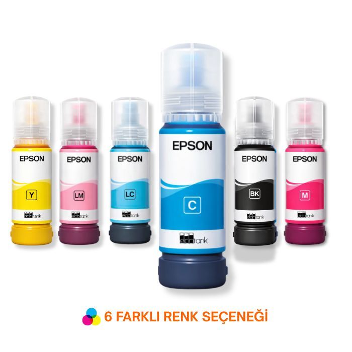 Epson L8050 için 108 Serisi Orijinal Mürekkepler - 6