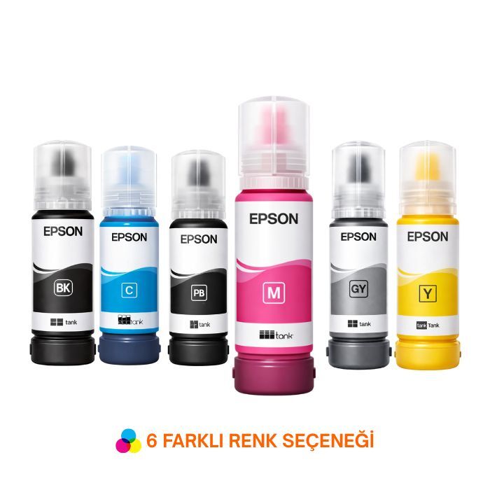 Epson L8160 için 115 Serisi Orijinal Mürekkepler - 6