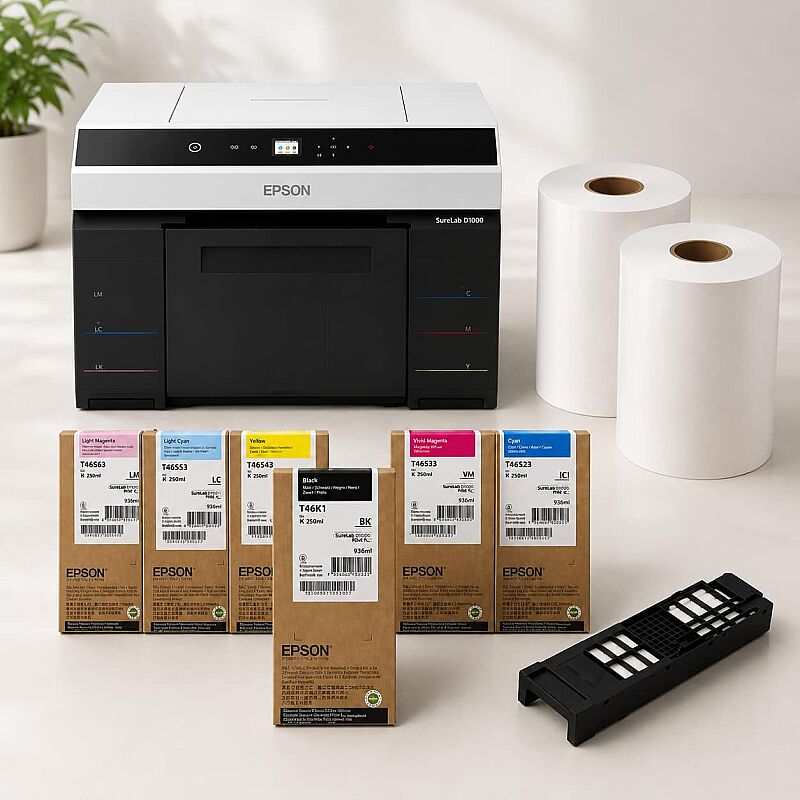 Epson Surelab D1000 Fotoğraf Baskı Seti 64 - 1