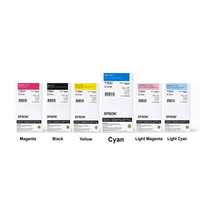 Epson Surelab SL- D700 için T782 Orijinal Mürekkep - 6