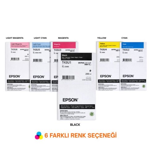 Epson Surelab SL-D800 için T43U Orijinal Mürekkep - EPSON
