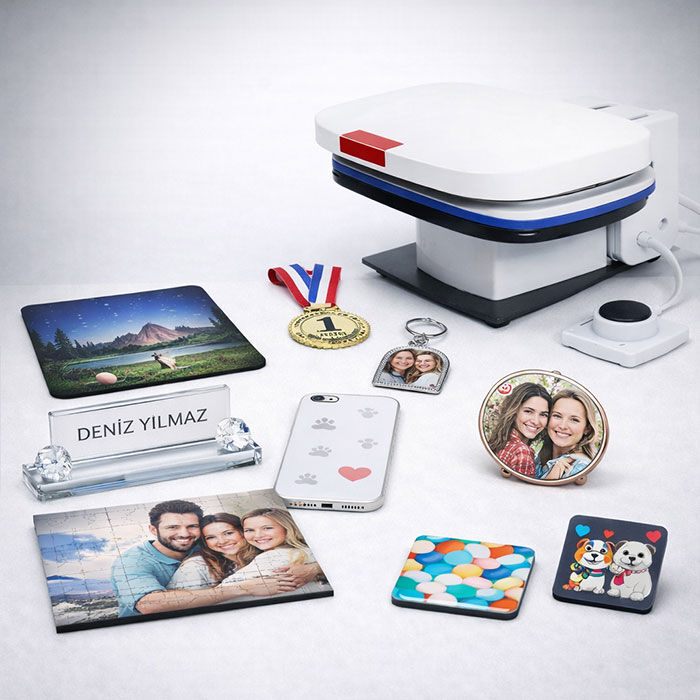 F380 Freesub Tam Oto. Transfer Baskı Presi 29x38cm - 2