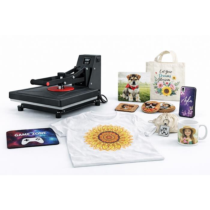 F3802 Freesub Düz Transfer Baskı Presi 38x38cm - 2