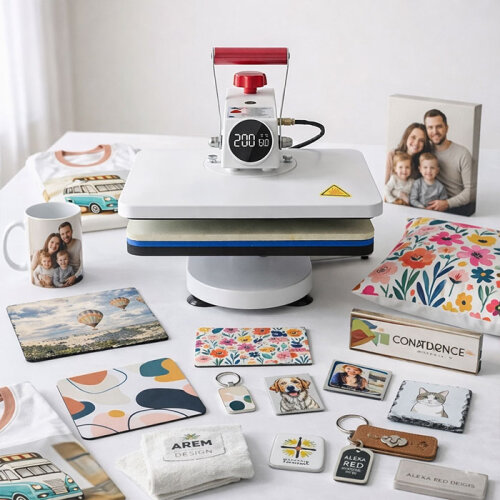 F910 Freesub Düz Transfer Baskı Presi 29x38cm - (1)