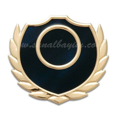 Facet Alüminyum Lazer Kazıma Altın 7cm x 6,2cm - 1