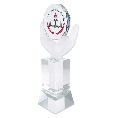 Kristal Plaket KC-1026 Elli Fasetli - (1)