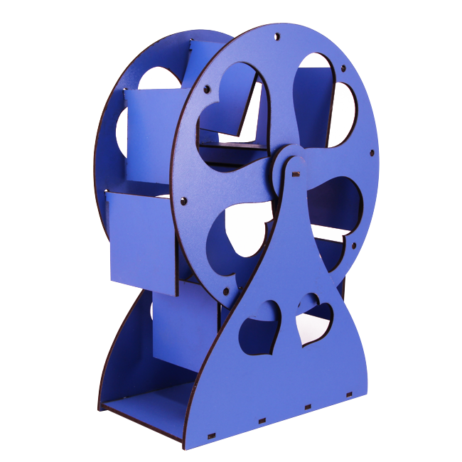 Fotoğraflı Ahşap Dönme Dolap 27cm - 2