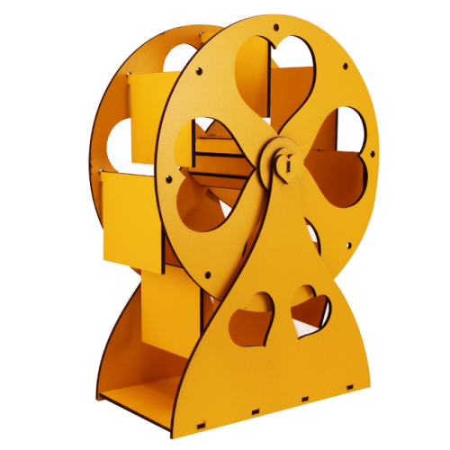 Fotoğraflı Ahşap Dönme Dolap 27cm - 4