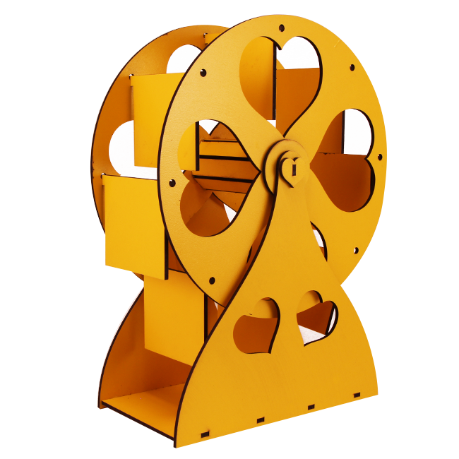 Fotoğraflı Ahşap Dönme Dolap 27cm - 4