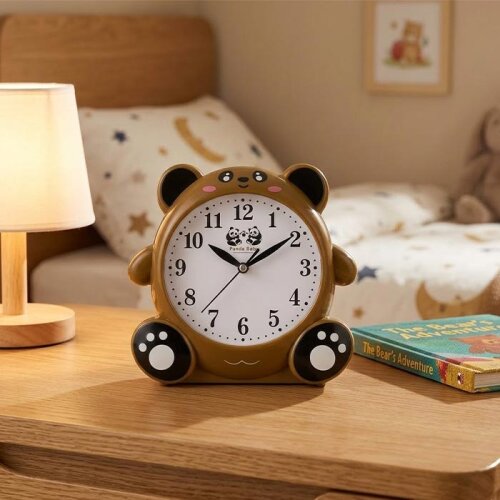 Fotoğraflı Ayıcık Çocuk Odası Saati - 1