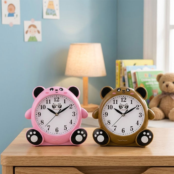 Fotoğraflı Ayıcık Çocuk Odası Saati - 3