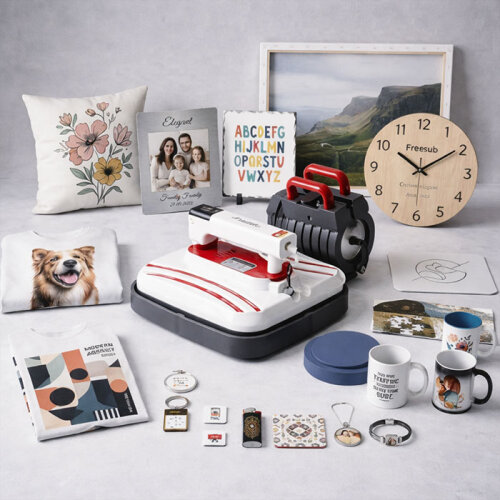 Freesub Combo Transfer Baskı Presi 25X30 P1210 - (1)