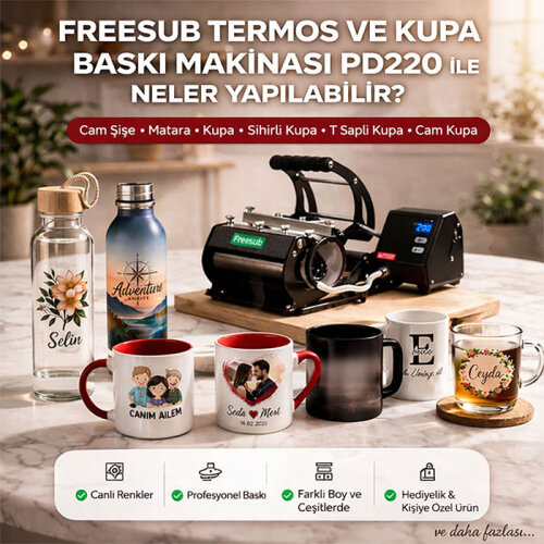 Freesub Termos ve Kupa Baskı Makinası PD220 20OZ - (1)