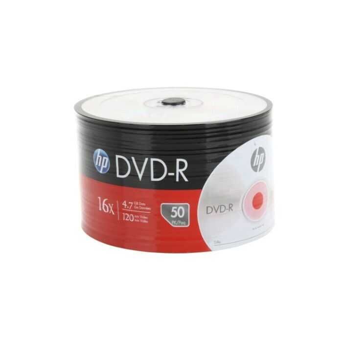 HP 16X DVD-R 4,7 GB 50li Paket - 1