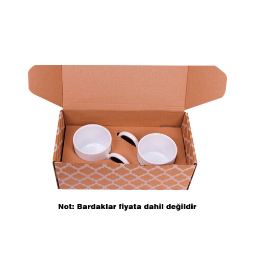 İkili Nescafe Fincanı Hed. Kutusu 1325 Antik Siyah - (1)