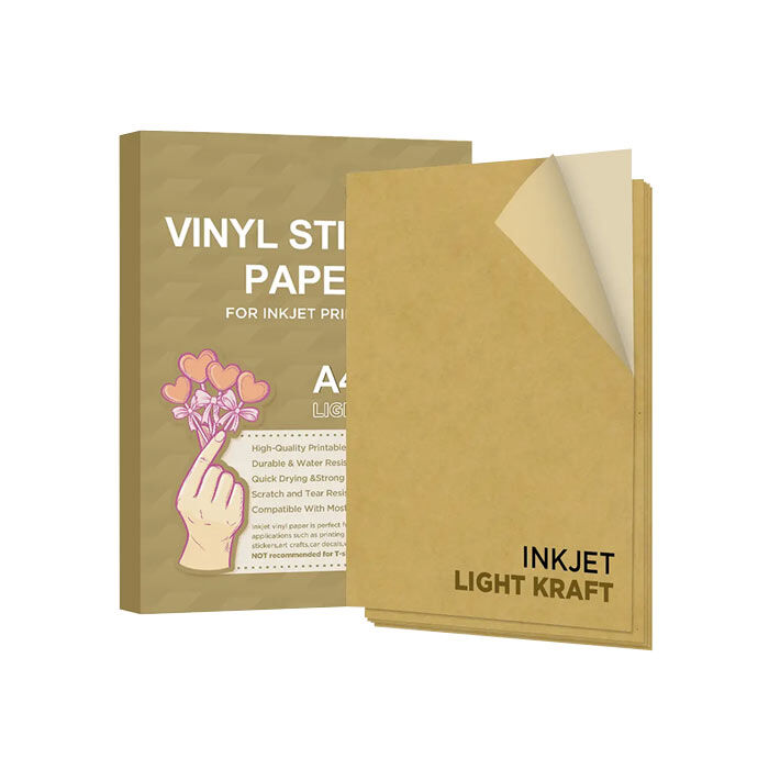 İnkjet Kraft Sticker Etiket - 1