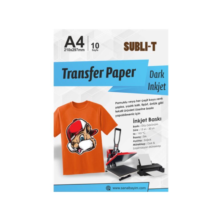 İnkjet Pamuklu Tişört Transfer Kağıtları - 1