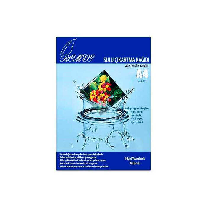 İnkjet Sulu Çıkartma Transfer Kağıtları - 2