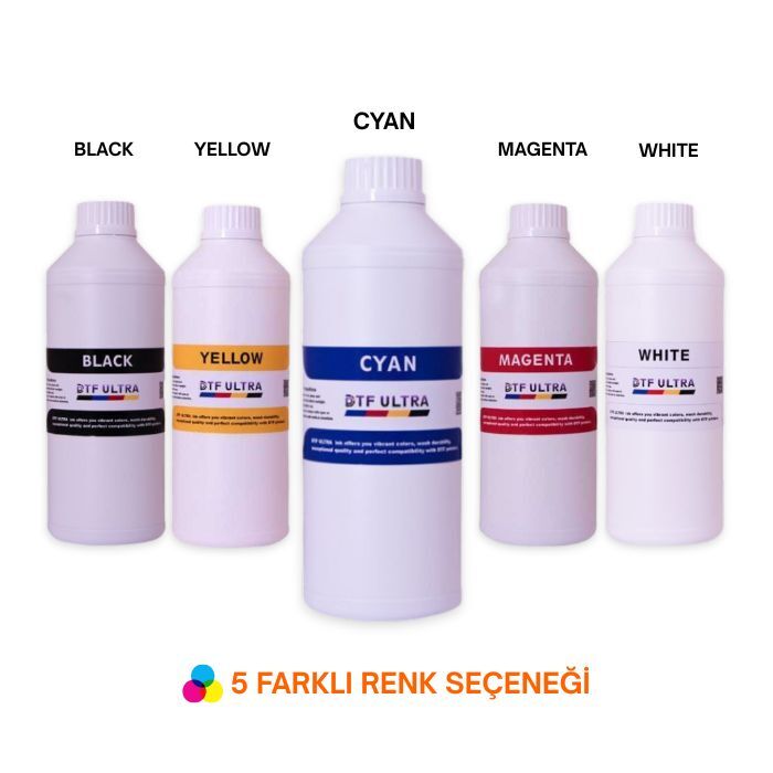 İnktec DTF Mürekkepleri - 1lt. - 1
