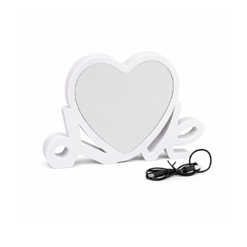 Işıklı Love Kalp Fotoğraf Çerçeveleri - 5